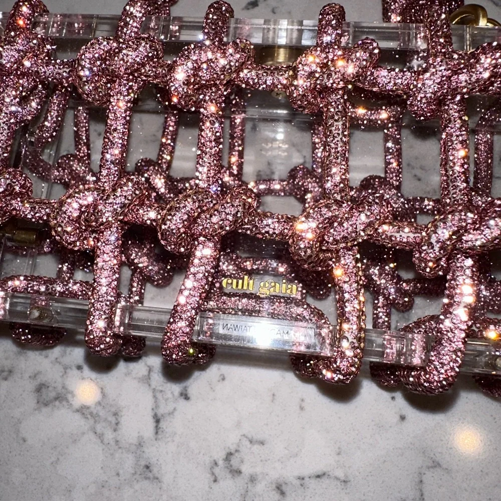 Cult Gaia Bess rhinestone shoulder bag - Picture 7 of 14